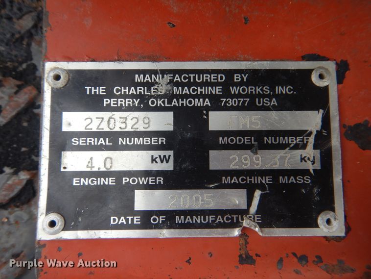 image for item HY9483 2005 Ditch Witch JT1220 Mach 1  directional boring unit