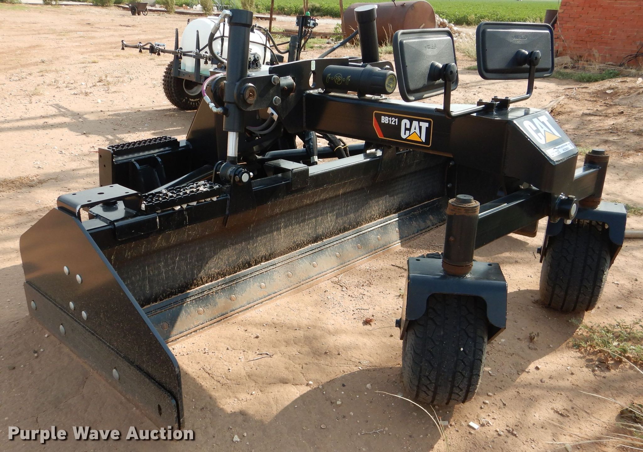 Caterpillar BB121 skid steer box blade in Slaton, TX Item HC9091 sold