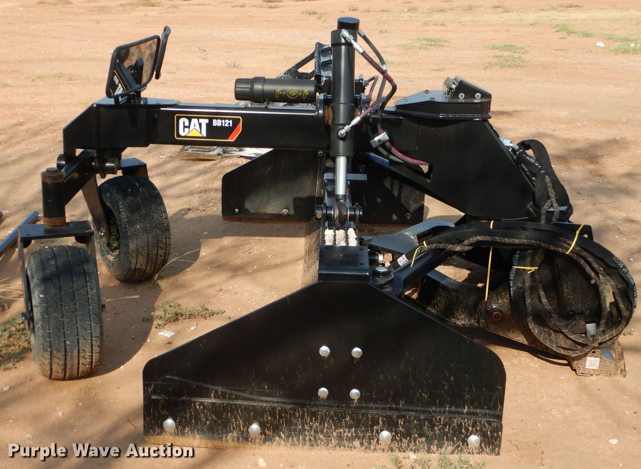 Caterpillar BB121 skid steer box blade in Slaton, TX Item HC9091 sold