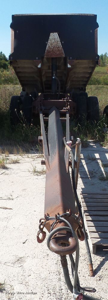 image for item DF0878 1998 Hawkeye end dump pup trailer