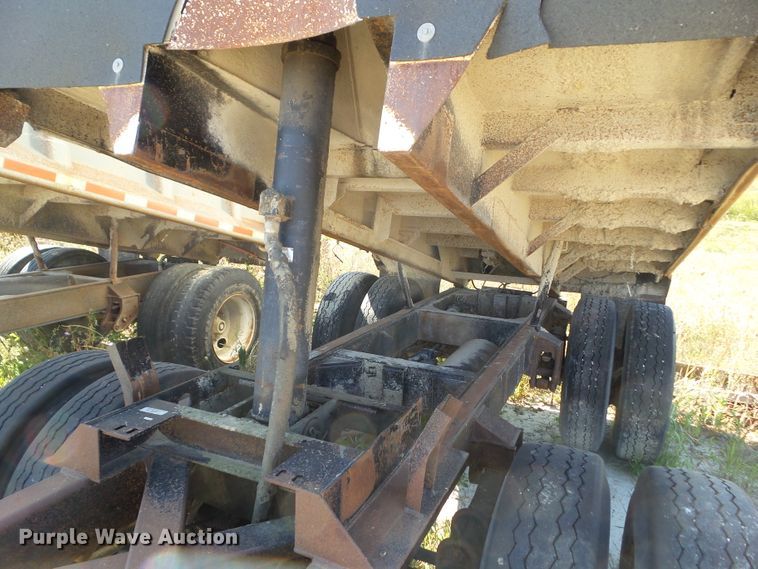 image for item DF0878 1998 Hawkeye end dump pup trailer