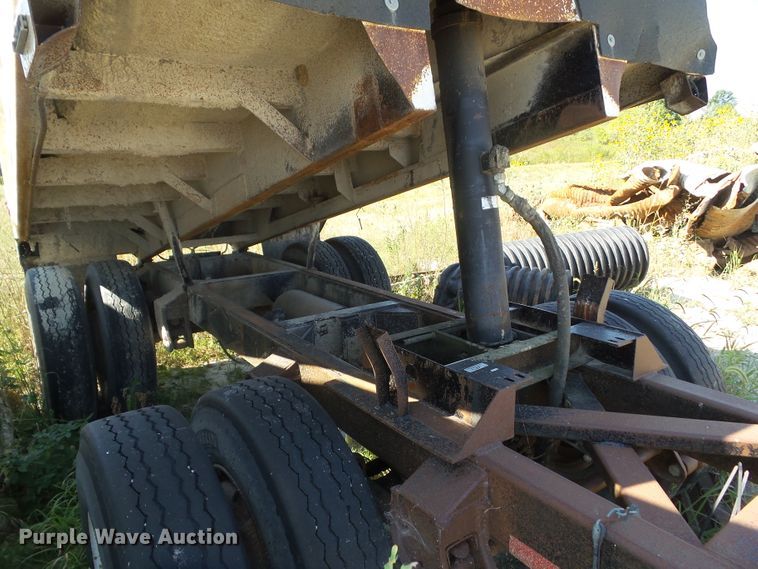 image for item DF0878 1998 Hawkeye end dump pup trailer