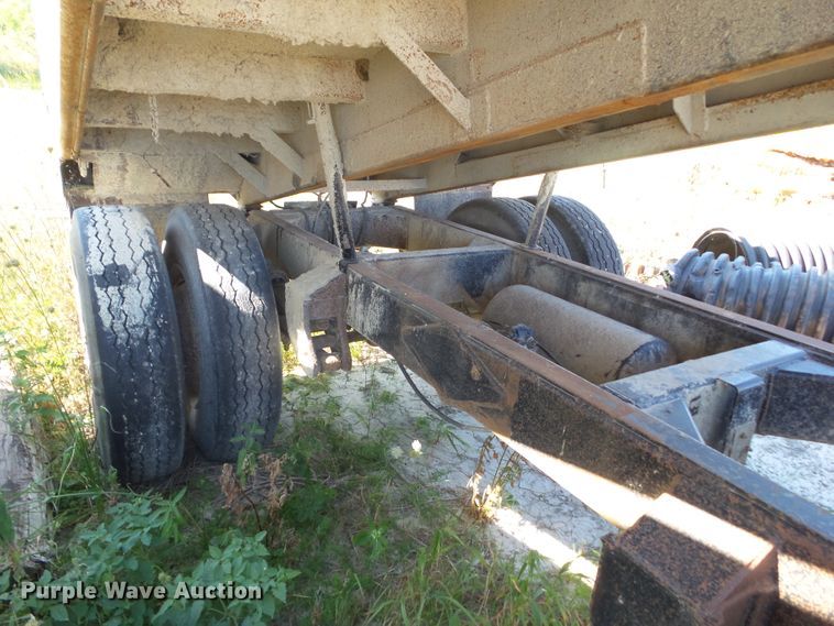 image for item DF0878 1998 Hawkeye end dump pup trailer