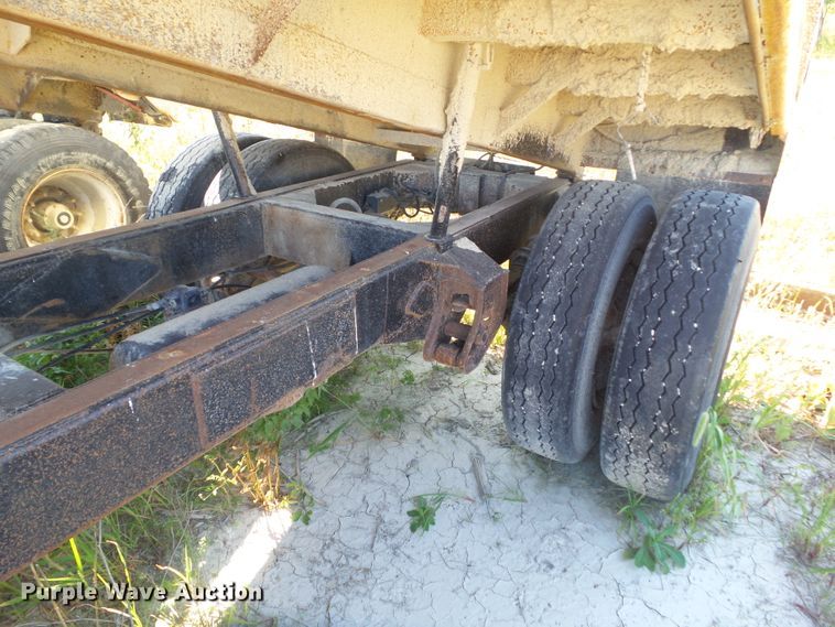 image for item DF0878 1998 Hawkeye end dump pup trailer
