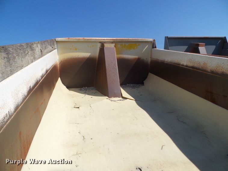 image for item DF0878 1998 Hawkeye end dump pup trailer