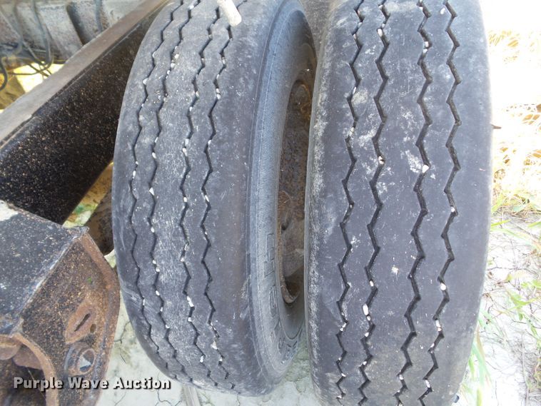 image for item DF0878 1998 Hawkeye end dump pup trailer