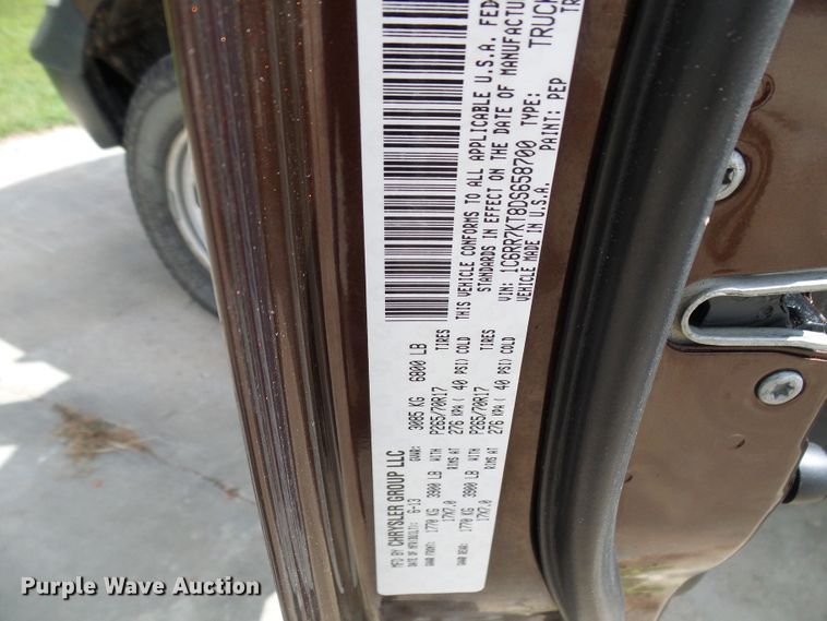 image for item DG2093 2013 Dodge Ram 1500  Crew Cab pickup truck