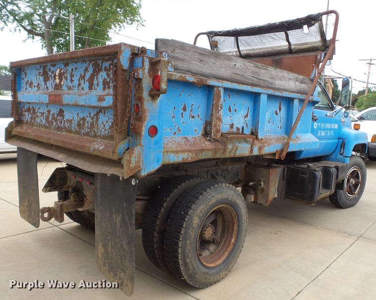 image for item DH3903 1993 Chevrolet Kodiak C5500  dump truck