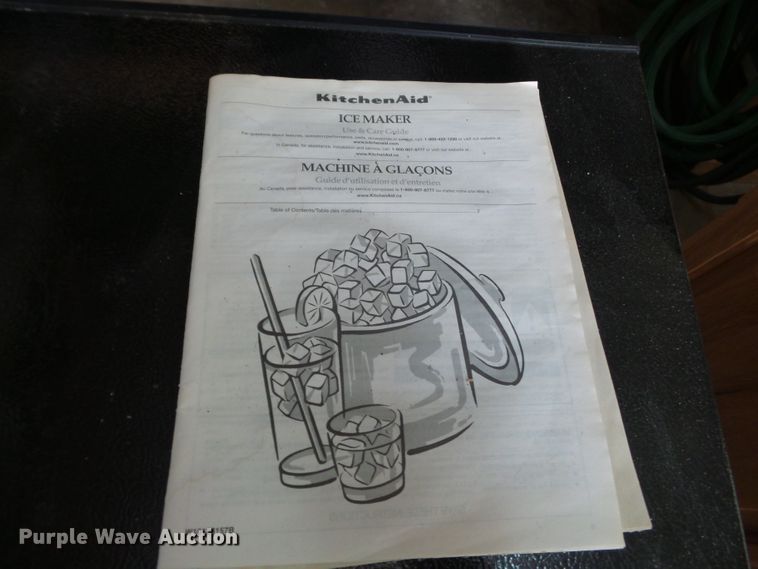 image for item DH3906 Kitchen Aid ice maker