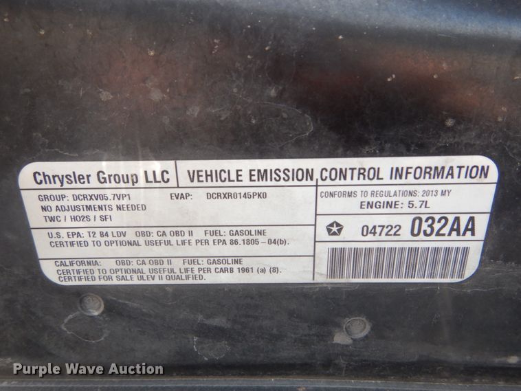 image for item DH5152 2013 Dodge Charger Police