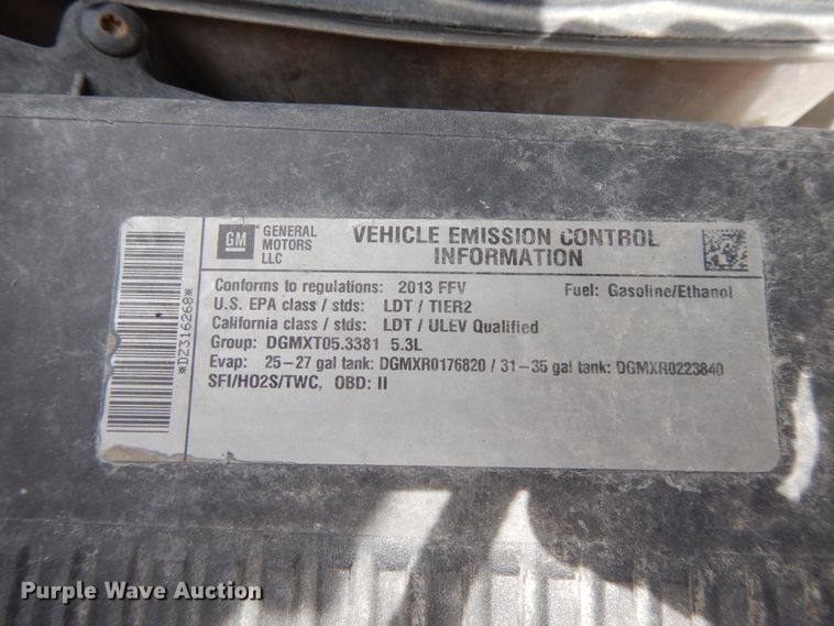 image for item DI7680 2013 Chevrolet Silverado 1500  Ext. Cab pickup truck