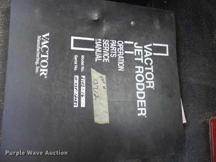 image for item EF9644 2010 International DuraStar 4300  sewer rodder truck