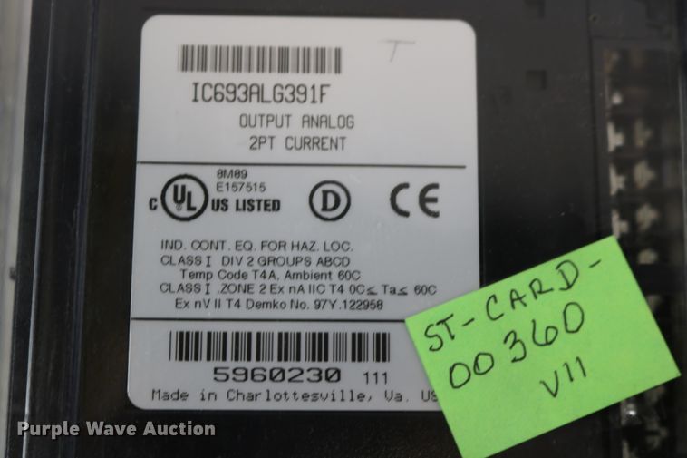 image for item EP9696 GE Fanuc IC693ALG391F 2PT analog output module