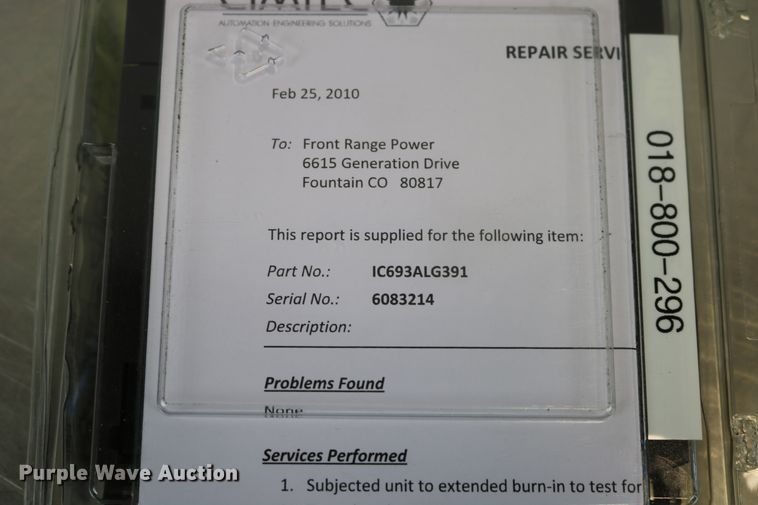 image for item EP9697 GE Fanuc IC693ALG391F 2PT analog output module