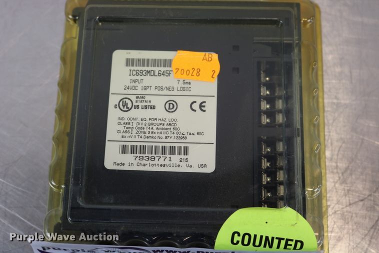 image for item EP9700 GE Fanuc IC693MDL645F 24VDC 16PT POS/NEG logic input module