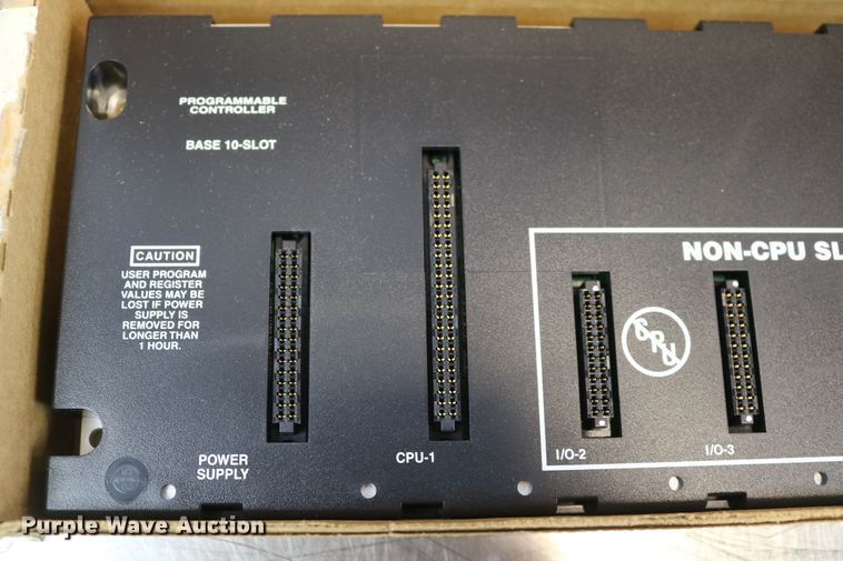 image for item EP9707 GE Fanuc IC693CHS391N 10 slot base expansion plate