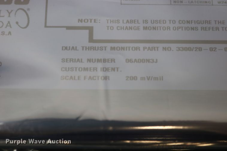 image for item EP9709 (3) Bentley-Nevada 3300/20-02-01-04-00-00 dual thrust modules