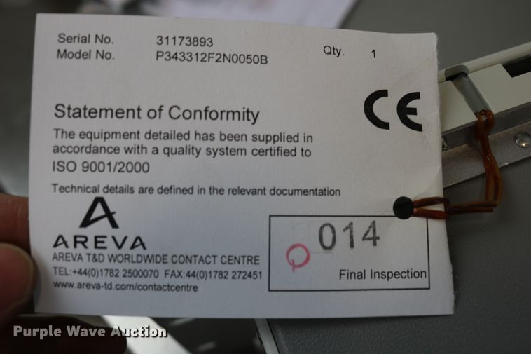 image for item EP9712 MiCom P343 alarm control module