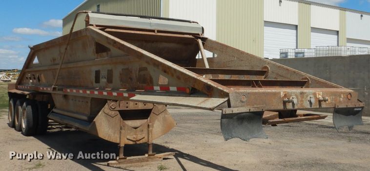 image for item FT9012 1999 Trail King TK54BDU bottom dump trailer