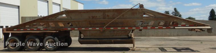 image for item FT9012 1999 Trail King TK54BDU bottom dump trailer