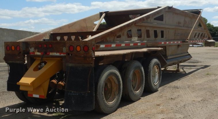 image for item FT9012 1999 Trail King TK54BDU bottom dump trailer