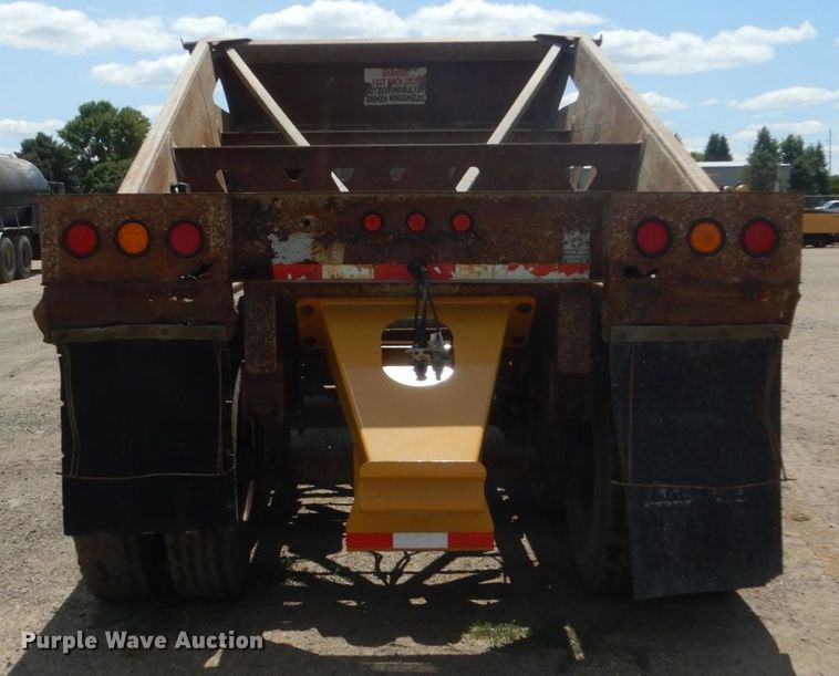 image for item FT9012 1999 Trail King TK54BDU bottom dump trailer