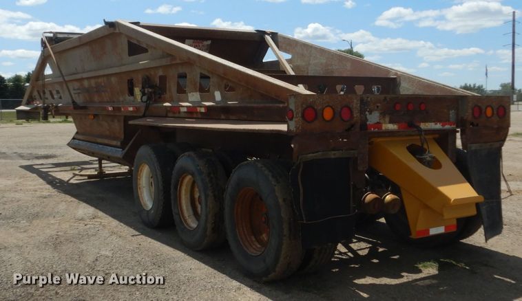 image for item FT9012 1999 Trail King TK54BDU bottom dump trailer