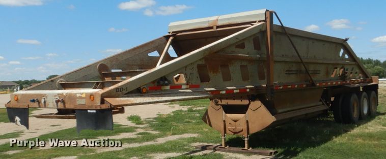 image for item FT9013 1998 Trail King 8X43 bottom dump trailer