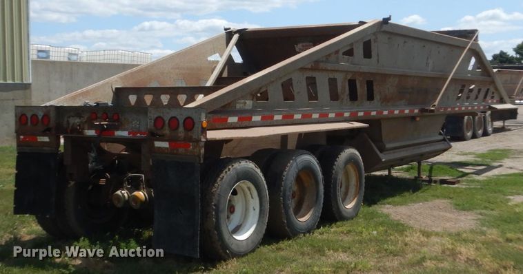 image for item FT9013 1998 Trail King 8X43 bottom dump trailer