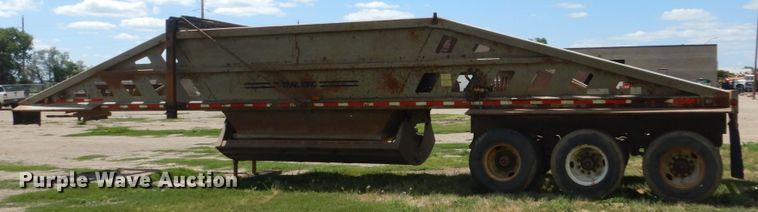 image for item FT9013 1998 Trail King 8X43 bottom dump trailer