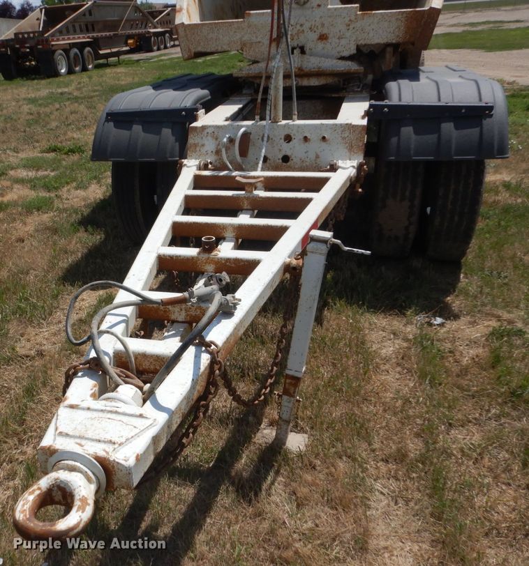 image for item FT9014 1999 Red River Dump25 bottom dump pup trailer