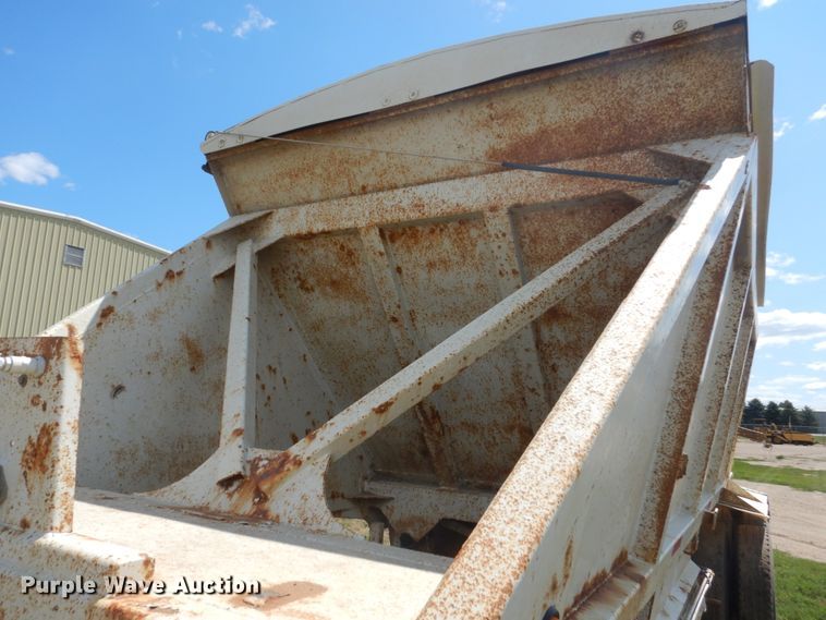 image for item FT9014 1999 Red River Dump25 bottom dump pup trailer