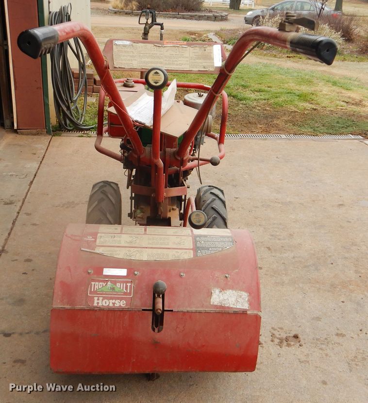 image for item GD9211 Troy Bilt Horse tiller