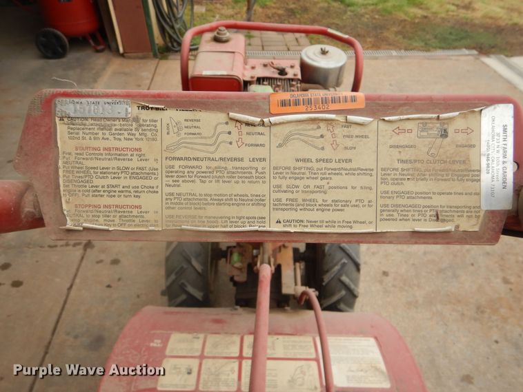 image for item GD9211 Troy Bilt Horse tiller