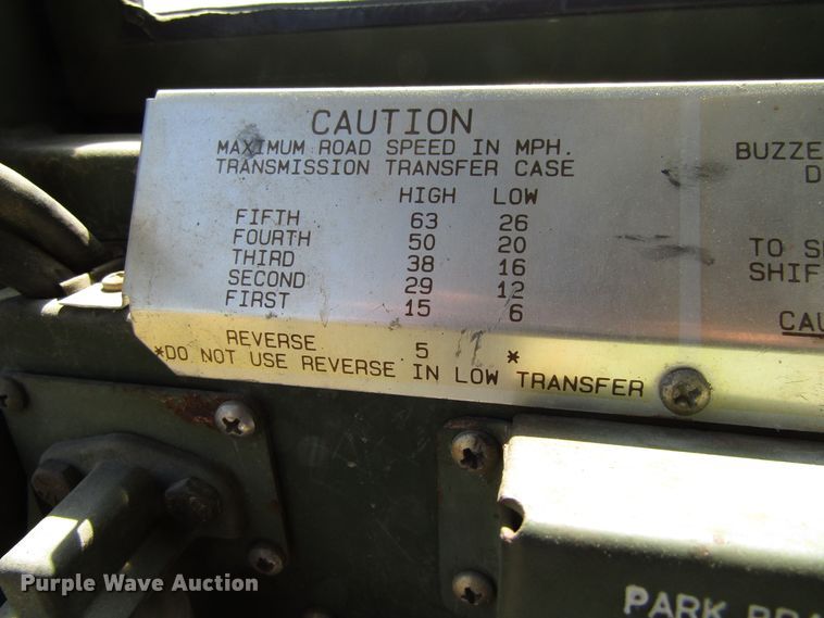 image for item GQ9114 1991 BMY Harsco M929A2  dump truck