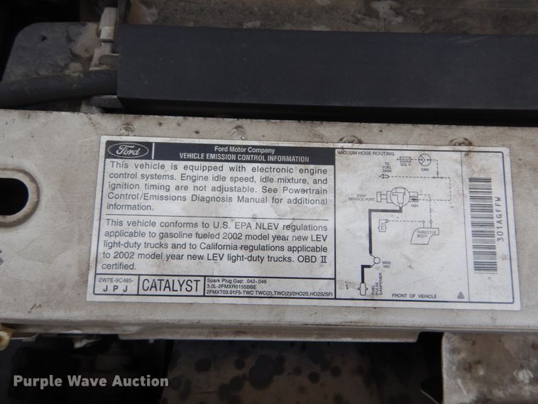 image for item GR9805 2002 Ford Ranger  dump bed pickup truck