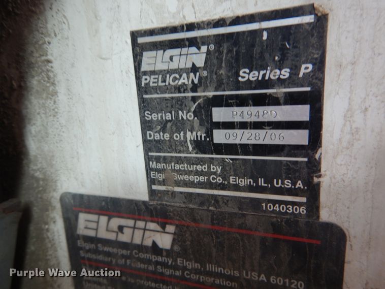 image for item GV9212 2006 Elgin Pelican P  street sweeper