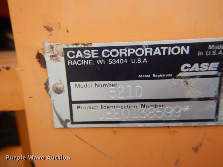 image for item GV9214 2005 Case 521D  wheel loader