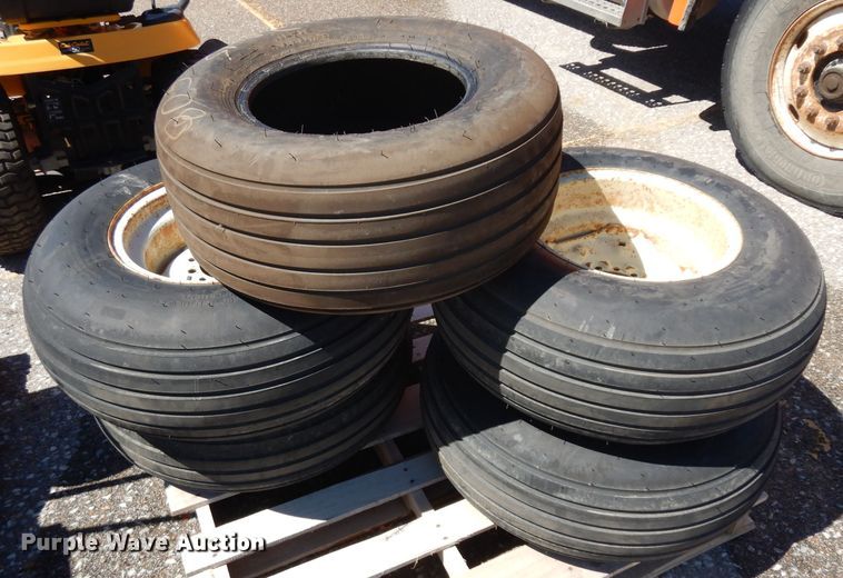 image for item HA9476 (5) 11L-15 tires and wheels