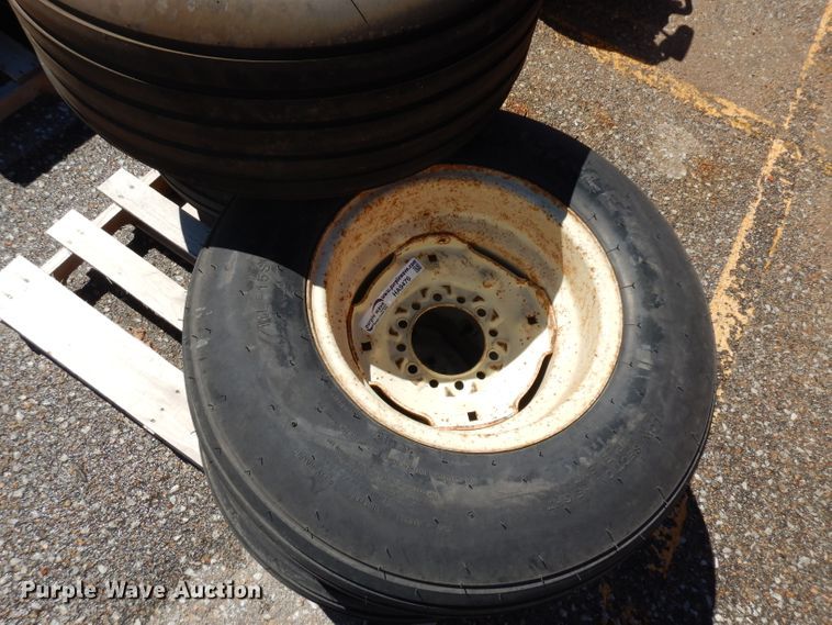 image for item HA9476 (5) 11L-15 tires and wheels