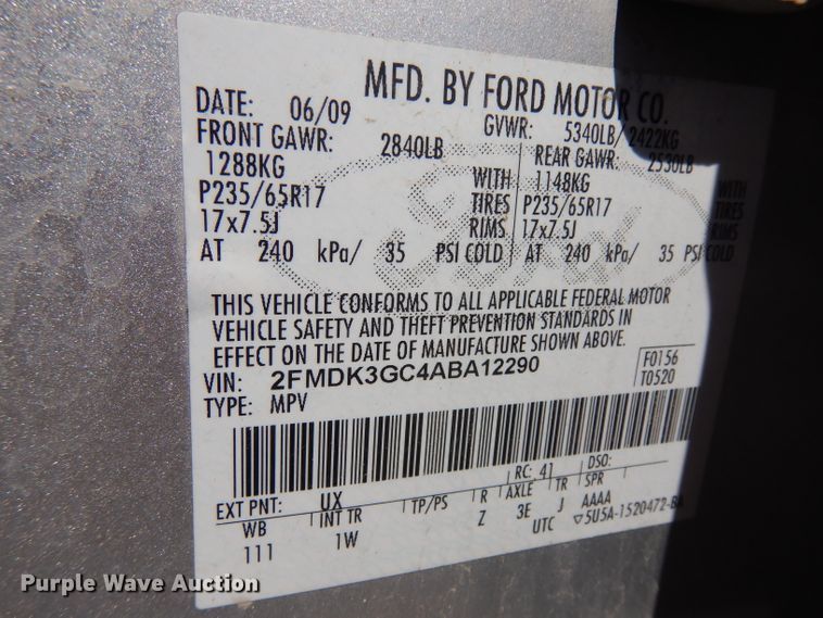 image for item HA9477 2010 Ford Edge  SUV