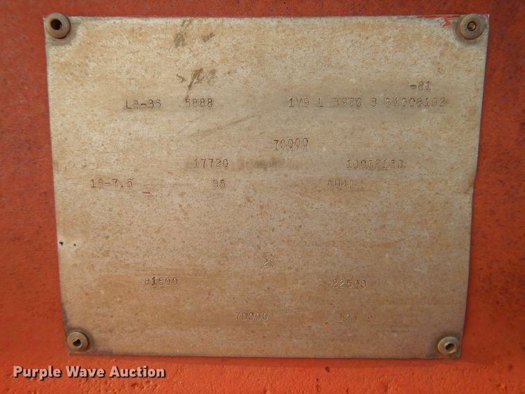 image for item HB9032 1981 Vulcan equipment trailer