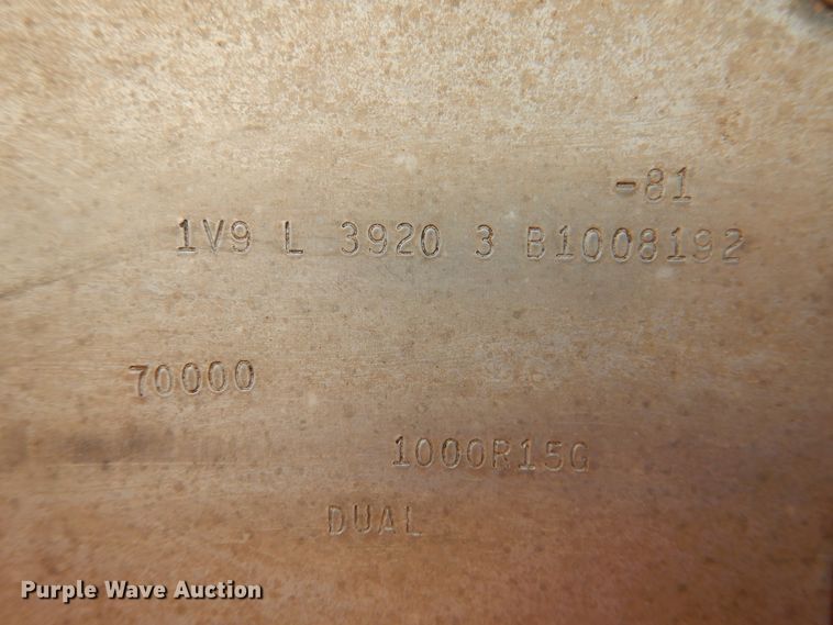 image for item HB9032 1981 Vulcan equipment trailer