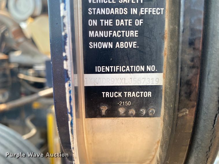 image for item HB9033 1990 Kenworth T660  dump truck