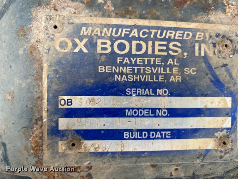 image for item HG9137 2009 Mack Granite GU713  dump truck