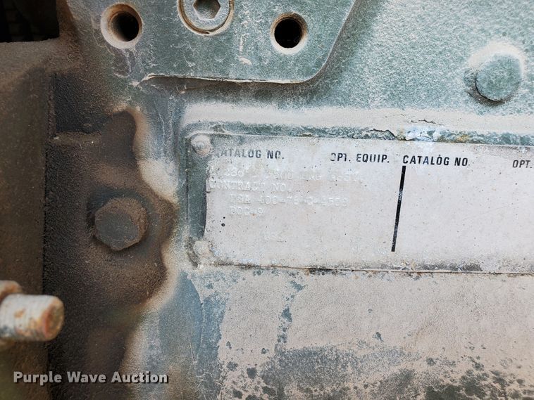 image for item HK9238 1973 Military Design 70-900 generator