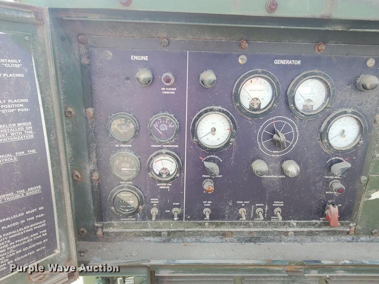 image for item HK9238 1973 Military Design 70-900 generator