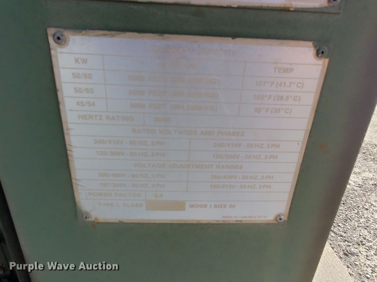 image for item HK9238 1973 Military Design 70-900 generator