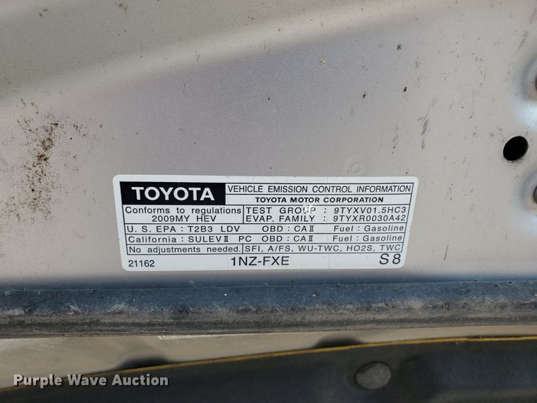 image for item HK9242 2009 Toyota Prius