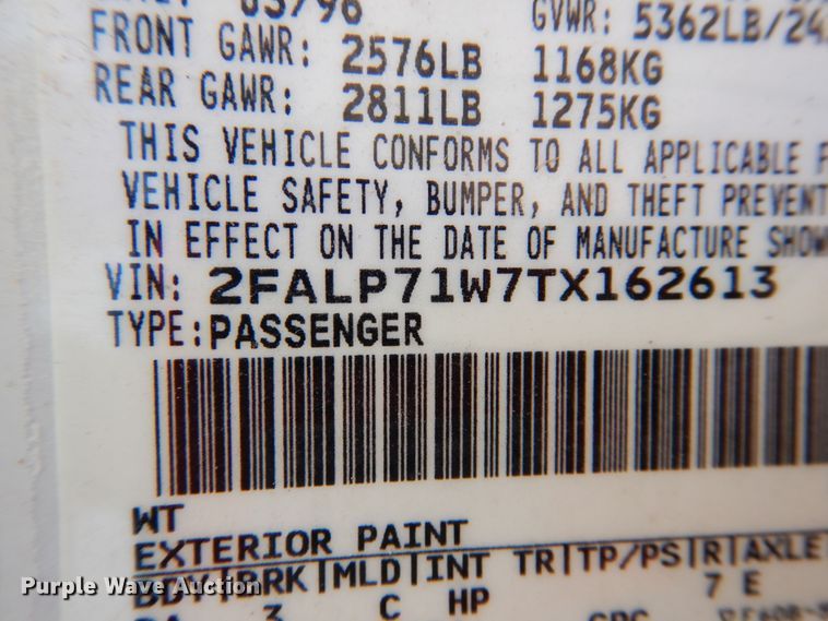 image for item HO9012 1996 Ford Crown Victoria Police Interceptor